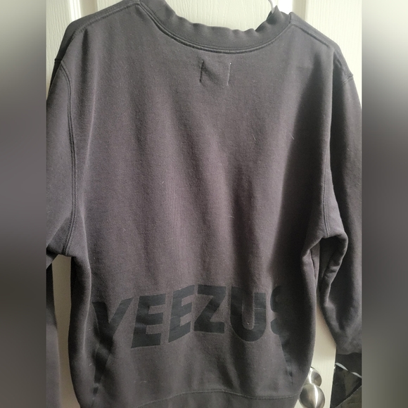 PACSUN YEEZUS TOUR KANYE WEST SWEATSHIRT SWEATER HOODIE BLACK MEDIUM FOG RARE - Picture 4 of 4